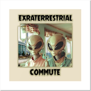 Extraterrestrial Commute Posters and Art